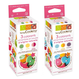 kits de colorants alimentaires pour patisserie et gateaux scrapcooking