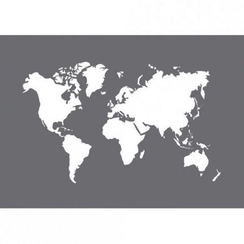 Plantilla A5 - Mapa del mundo + espátula