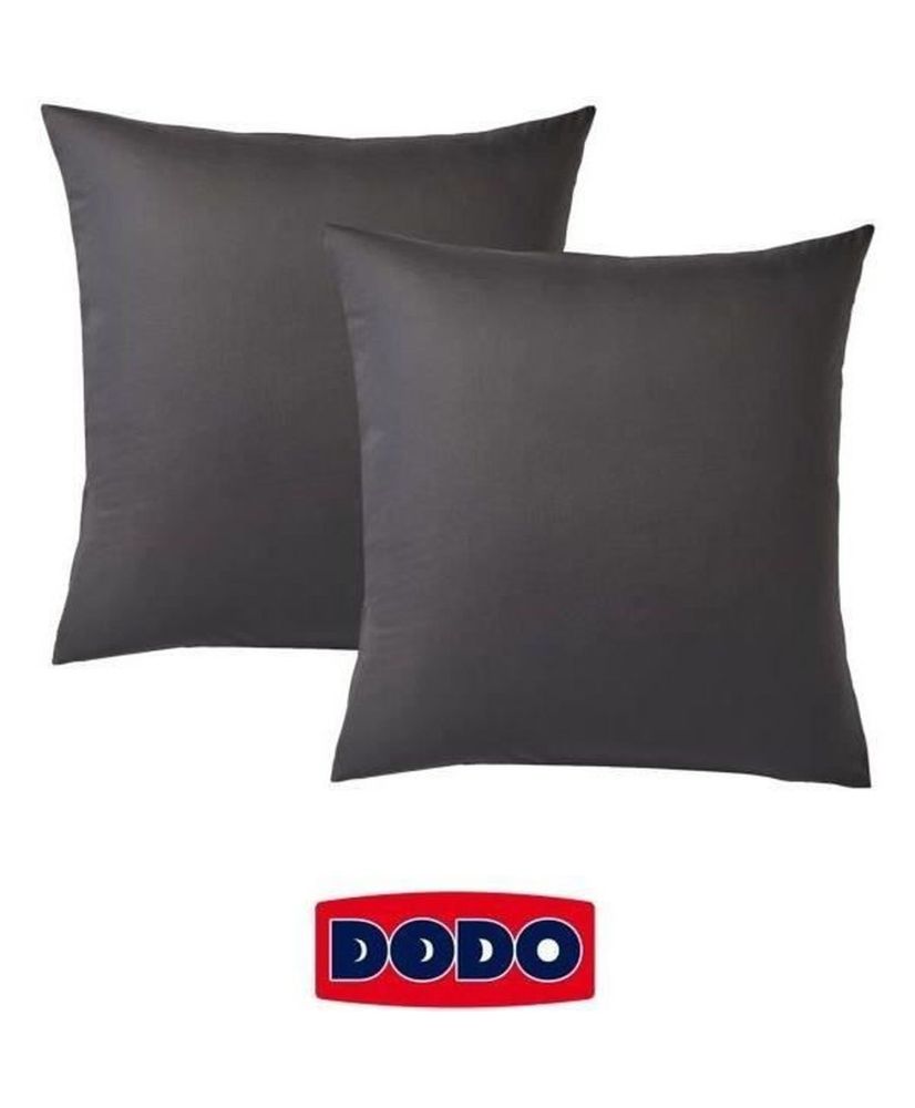 2 quadratische Kissenbezüge – 65 x 65 cm – Weiß 2 quadratische Kissenbezüge – 65 x 65 cm – Weiß