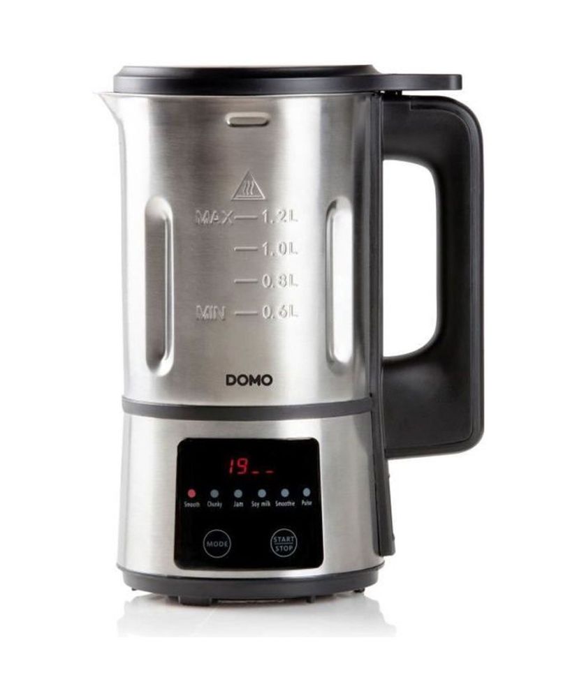Blender chauffant DOMO - 6 programmes - Inox Blender chauffant DOMO - 6 programmes - Inox