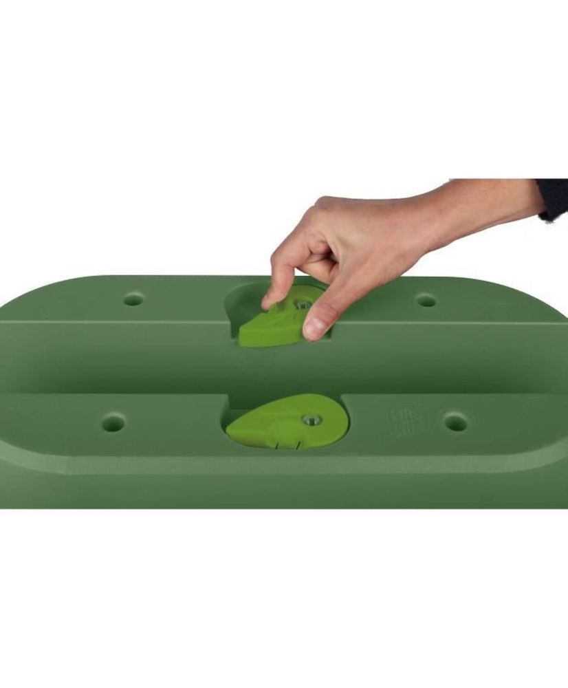 Jardiniere Cavaliere 19,5 L - Systeme de Fixation - pour Balcons et Rambardes - Vert laurier Jardiniere Cavaliere 19,5 L - Systeme de Fixation - pour Balcons et Rambardes - Vert laurier