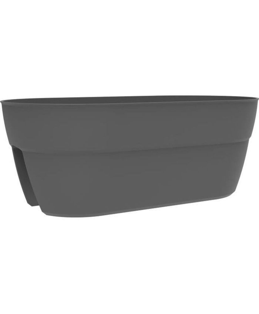 Fioriera Cavaliere 19,5 L - per Balconi e Ringhiere - Grigio Antracite Fioriera Cavaliere 19,5 L - per Balconi e Ringhiere - Grigio Antracite