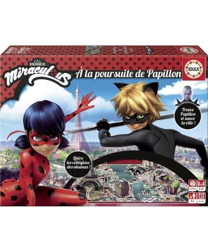 Juego de mesa MILAGROSO Ladybug: En busca de la mariposa Juego de mesa MILAGROSO Ladybug: En busca de la mariposa
