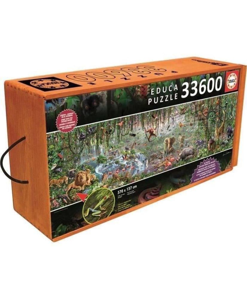 Puzzle Vida Salvaje 33600 piezas - EDUCA - Animales Puzzle Vida Salvaje 33600 piezas - EDUCA - Animales