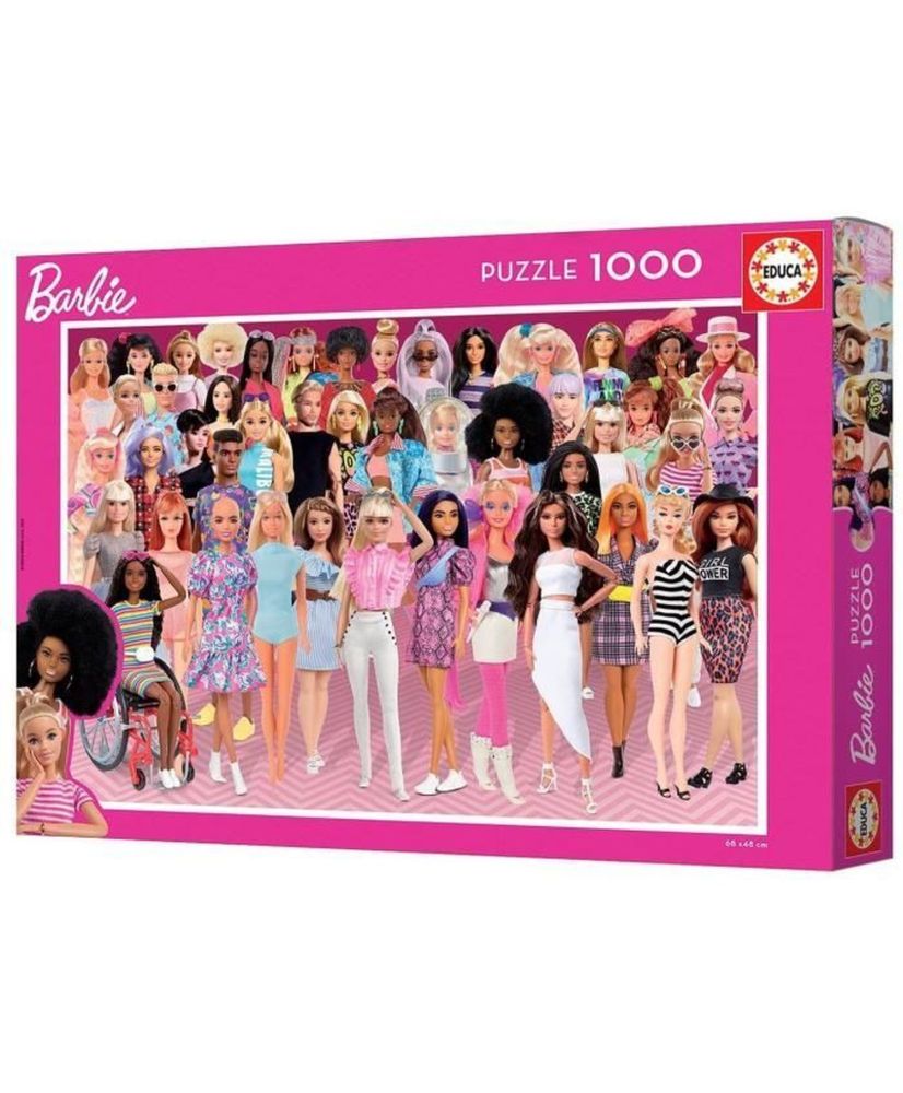 BARBIE Puzzle - 1000 pezzi - Educa - Cartoni animati e fumetti - Rosa BARBIE Puzzle - 1000 pezzi - Educa - Cartoni animati e fumetti - Rosa