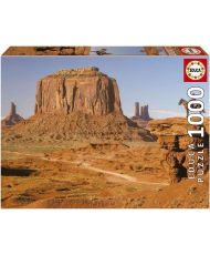 Landschafts- und Naturpuzzle – EDUCA – MONUMENT VALLEY – 1000 Teile – inklusive Fix-Puzzlekleber