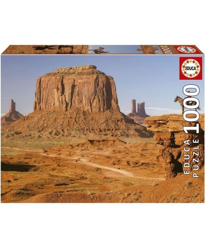 Puzzle Paesaggio e Natura - EDUCA - MONUMENT VALLEY - 1000 pezzi - Colla per puzzle inclusa Puzzle Paesaggio e Natura - EDUCA - MONUMENT VALLEY - 1000 pezzi - Colla per puzzle inclusa