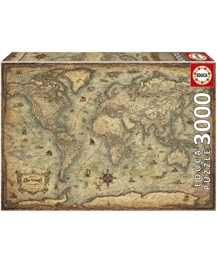 Puzzle PLANISPHERE - 3000 piezas - Marca EDUCA - Viajes y mapas Puzzle PLANISPHERE - 3000 piezas - Marca EDUCA - Viajes y mapas