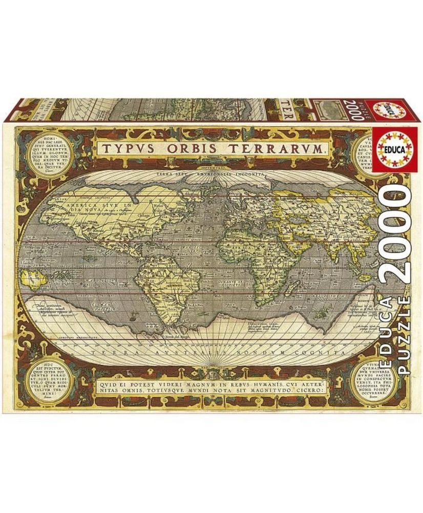 Puzzle éducatif Planisphere - 2000 pièces - EDUCA Puzzle éducatif Planisphere - 2000 pièces - EDUCA