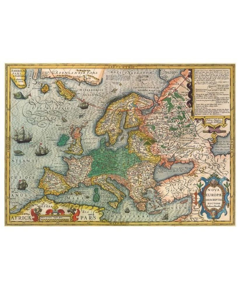 Puzzle Carte d'Europe - 1000 pièces - Marque Educa - Theme Voyage et cartes Puzzle Carte d'Europe - 1000 pièces - Marque Educa - Theme Voyage et cartes
