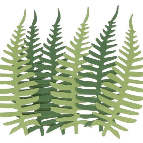 6 paper sheets - Green ferns