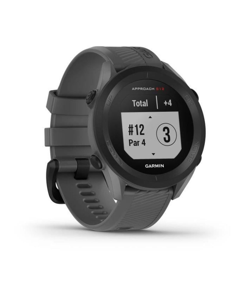 GARMIN Approach S12 - Orologio GPS connesso per golf - Grigio ardesia GARMIN Approach S12 - Orologio GPS connesso per golf - Grigio ardesia