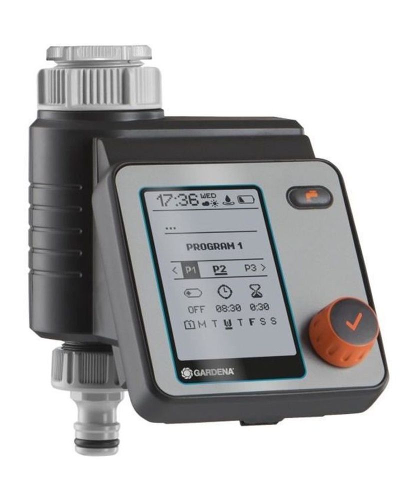Master GARDENA watering programmer - 1892-20 - LCD screen - Max pressure 12 bar - Water resistant Master GARDENA watering programmer - 1892-20 - LCD screen - Max pressure 12 bar - Water resistant