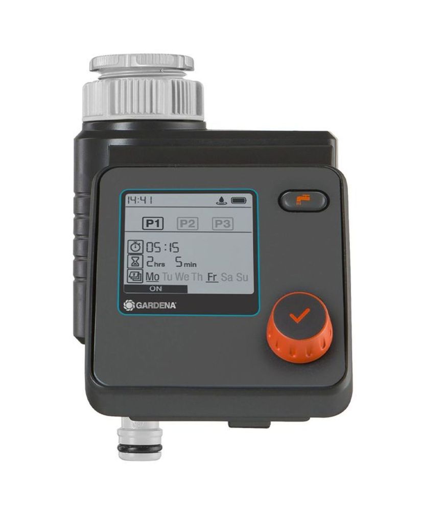 GARDENA Select watering programmer - LCD screen - Safe Stop technology - Made in Germany GARDENA Select watering programmer - LCD screen - Safe Stop technology - Made in Germany