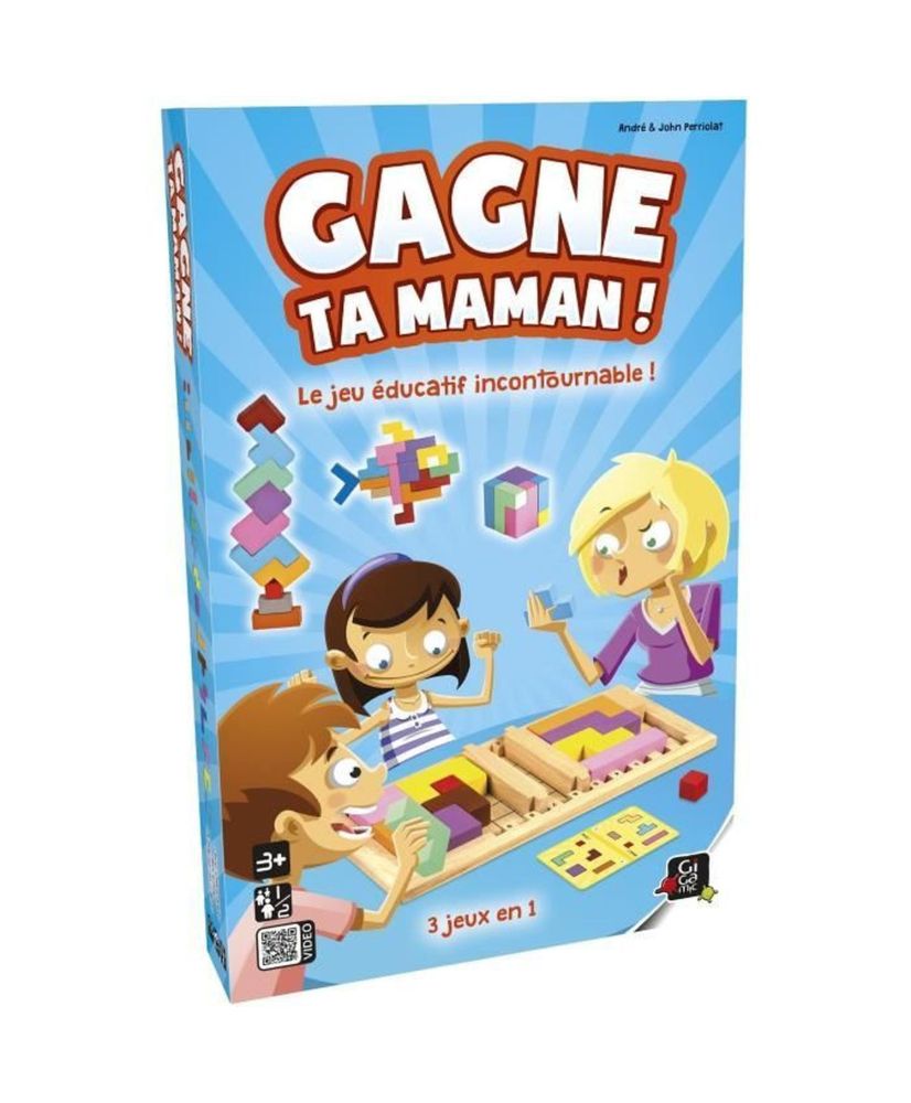 Juego de mesa ¡Gana a tu mamá! - GIGAMIC - Juego de rompecabezas y estrategia Juego de mesa ¡Gana a tu mamá! - GIGAMIC - Juego de rompecabezas y estrategia