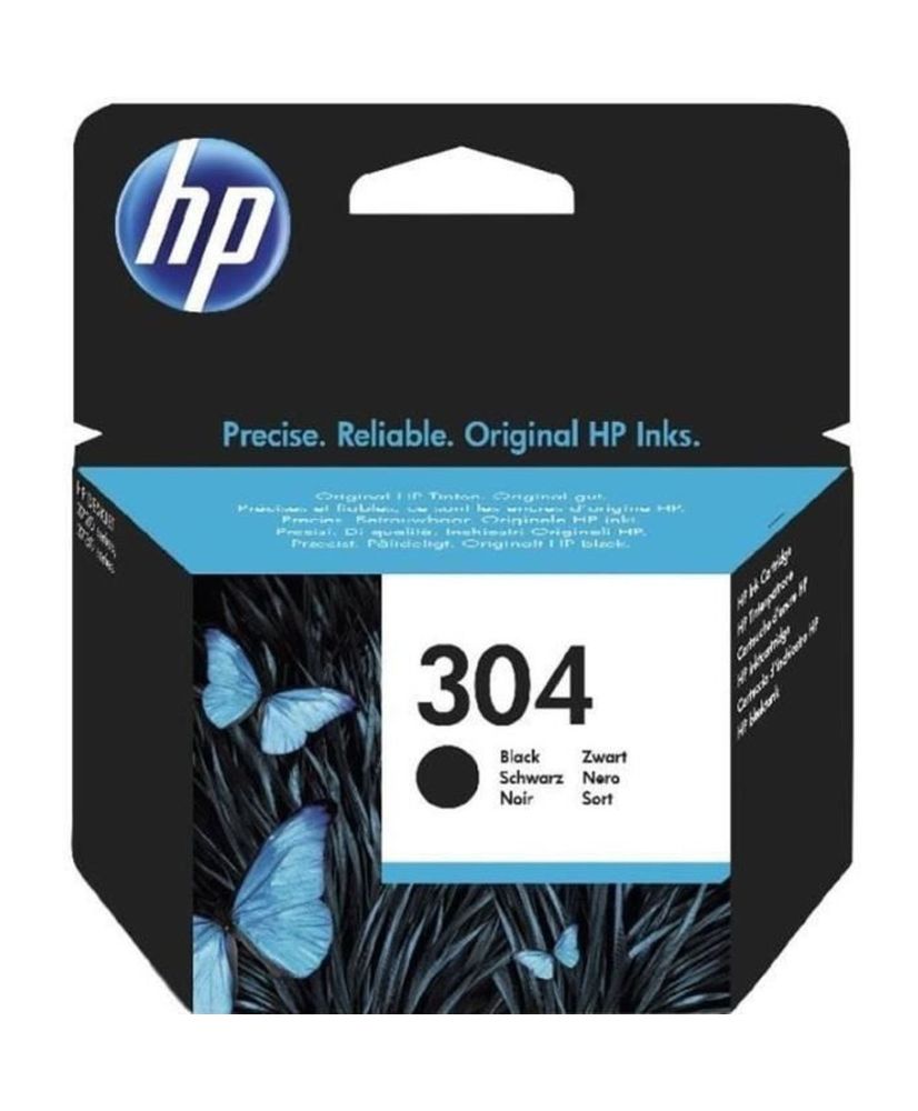 H 304 Cartouche d'encre noire authentique (N9K06AE) pour HP DeskJet 2620/2630/3720/3730 H 304 Cartouche d'encre noire authentique (N9K06AE) pour HP DeskJet 2620/2630/3720/3730