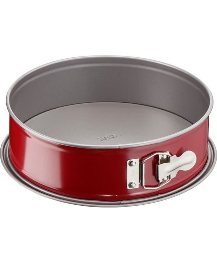 TEFAL Steel hinge mold Ø 27 cm - Red and gray TEFAL Steel hinge mold Ø 27 cm - Red and gray