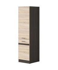 Colonne de cuisine 2 Portes ouverture à droite - 50 x 196 x 46 cm - chêne sonoma