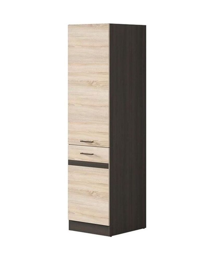 Colonne de cuisine 2 Portes ouverture à droite - 50 x 196 x 46 cm - chêne sonoma Colonne de cuisine 2 Portes ouverture à droite - 50 x 196 x 46 cm - chêne sonoma