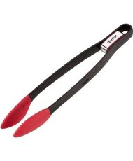 TEFAL Pince à aliments noir et rouge
