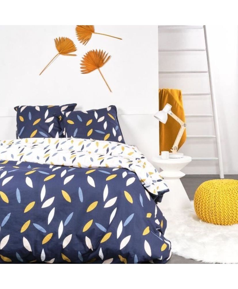 Juego de cama - 240 x 260 cm - algodón con estampado floral Juego de cama - 240 x 260 cm - algodón con estampado floral