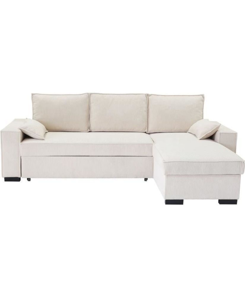 Sofá esquinero convertible reversible MARLON - Chaise longue con arcón - Pana 240 x 143 x 85 cm Sofá esquinero convertible reversible MARLON - Chaise longue con arcón - Pana 240 x 143 x 85 cm