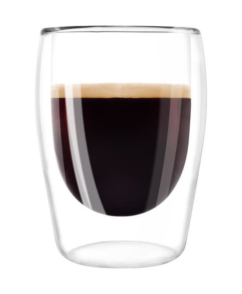 2 verres pour café Expresso 80 ml transparent 2 verres pour café Expresso 80 ml transparent