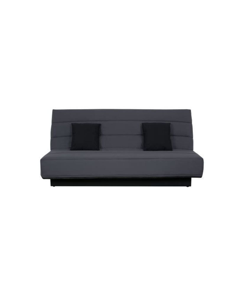 Banquette Clic clac 120 x 190 - Tissu gris - MELISSA Banquette Clic clac 120 x 190 - Tissu gris - MELISSA