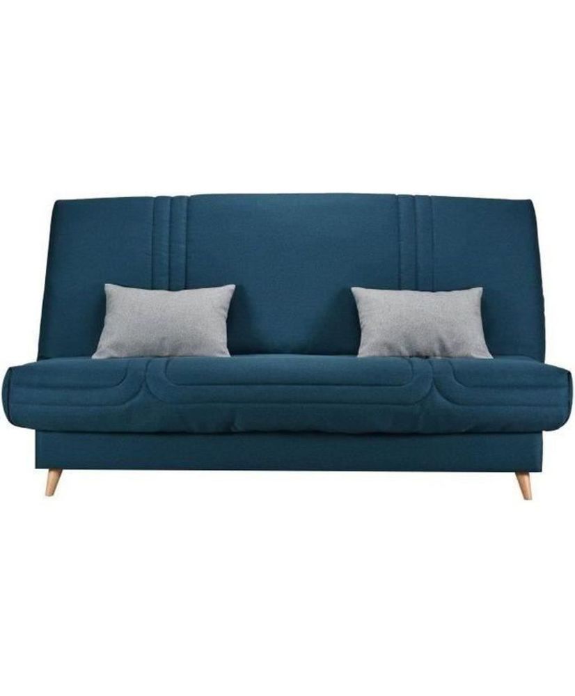 COMFORT BULTEX Clic clac 3 plazas - Tejido azul - 192 x 95 x 101 - MONA COMFORT BULTEX Clic clac 3 plazas - Tejido azul - 192 x 95 x 101 - MONA