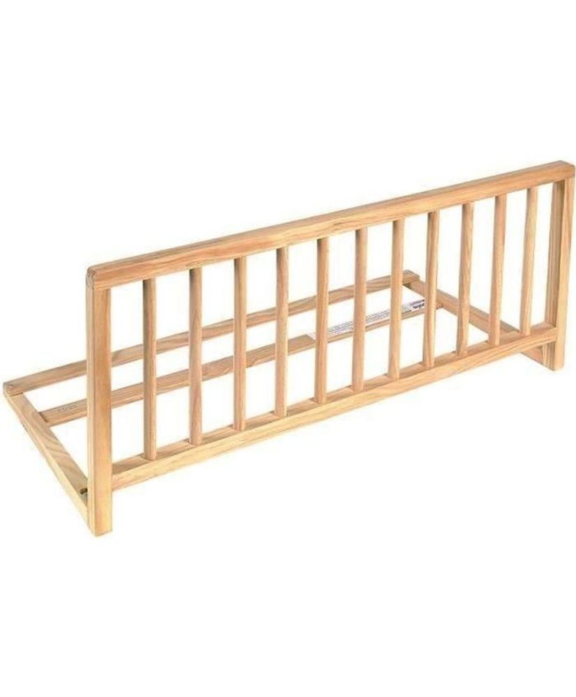Barandilla de cama de madera natural90 cm Barandilla de cama de madera natural90 cm