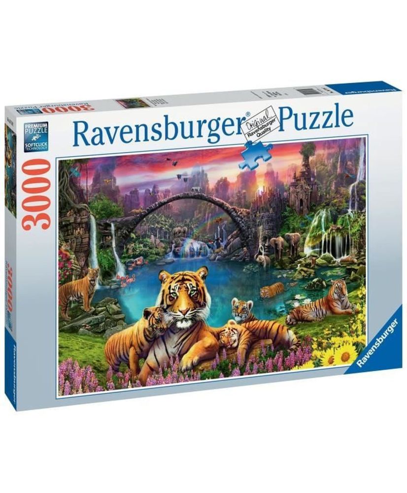 Ravensburger-Puzzle 3000 pezzi - Tigri nella laguna Ravensburger-Puzzle 3000 pezzi - Tigri nella laguna
