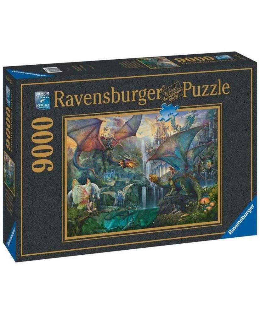 Ravensburger 9000 piece puzzle - The magical forest of dragons - Fantasy Ravensburger 9000 piece puzzle - The magical forest of dragons - Fantasy