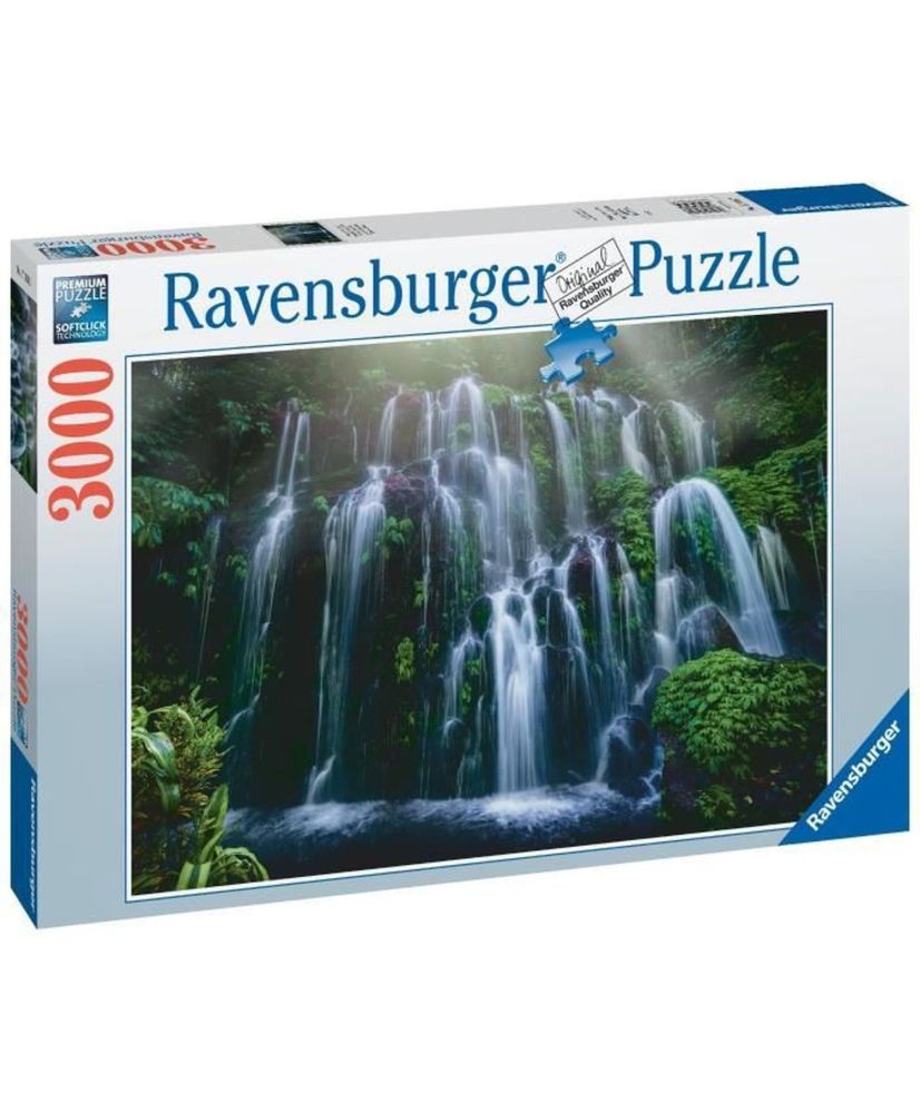 Puzzle da 3000 pezzi - Ravensburger - Cascate, Bali - Paesaggio e natura Puzzle da 3000 pezzi - Ravensburger - Cascate, Bali - Paesaggio e natura