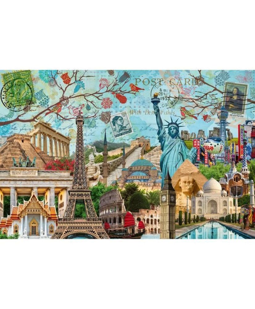5000-teiliges Puzzle – Denkmäler-Postkarte 5000-teiliges Puzzle – Denkmäler-Postkarte