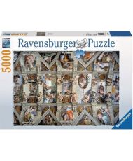 Puzzle für Erwachsene 5000 Teile - Sixtinische Kapelle - Ravensburger - Architektur und Denkmal - Mehrfarbig