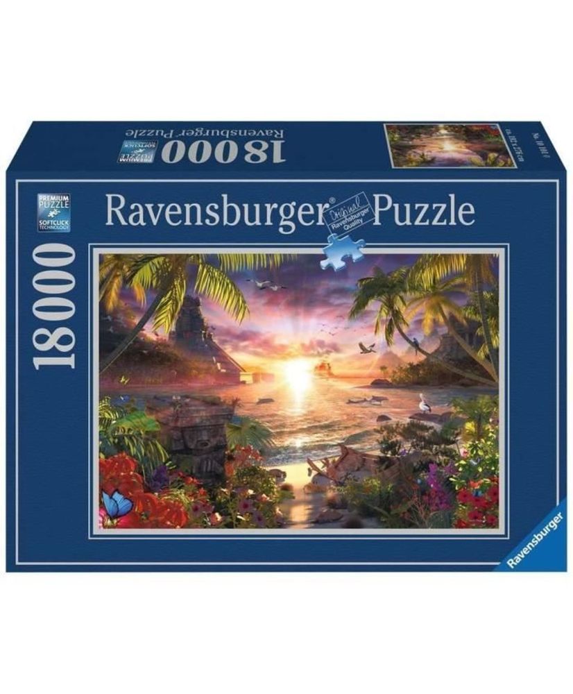 Puzzle 18000 pièces - Paradis au soleil couchant - Ravensburger Puzzle 18000 pièces - Paradis au soleil couchant - Ravensburger