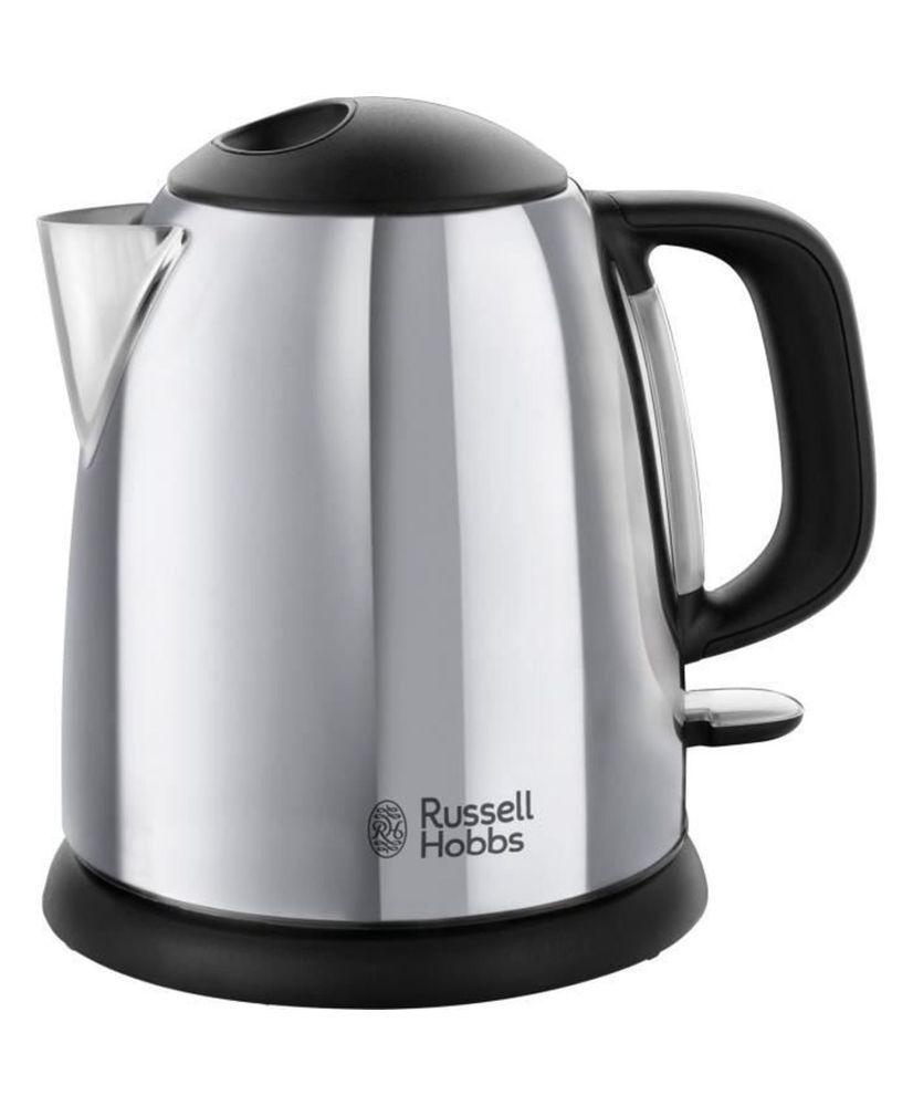 RUSSELL Bouilloire Electrique Compacte 1L Victory, Ebullition Rapide, Niveau Eau Visible RUSSELL Bouilloire Electrique Compacte 1L Victory, Ebullition Rapide, Niveau Eau Visible