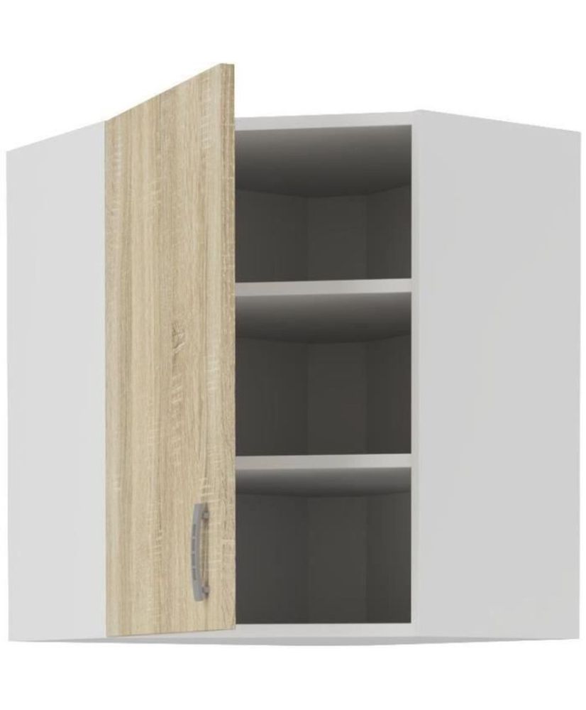 Eck-Hochschrank SARA – Sonoma-Eiche – 59 x 59 x 71,5 cm Eck-Hochschrank SARA – Sonoma-Eiche – 59 x 59 x 71,5 cm