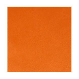 Leatherette sheet 350 g/ m² - 30 x 30 cm - Orange