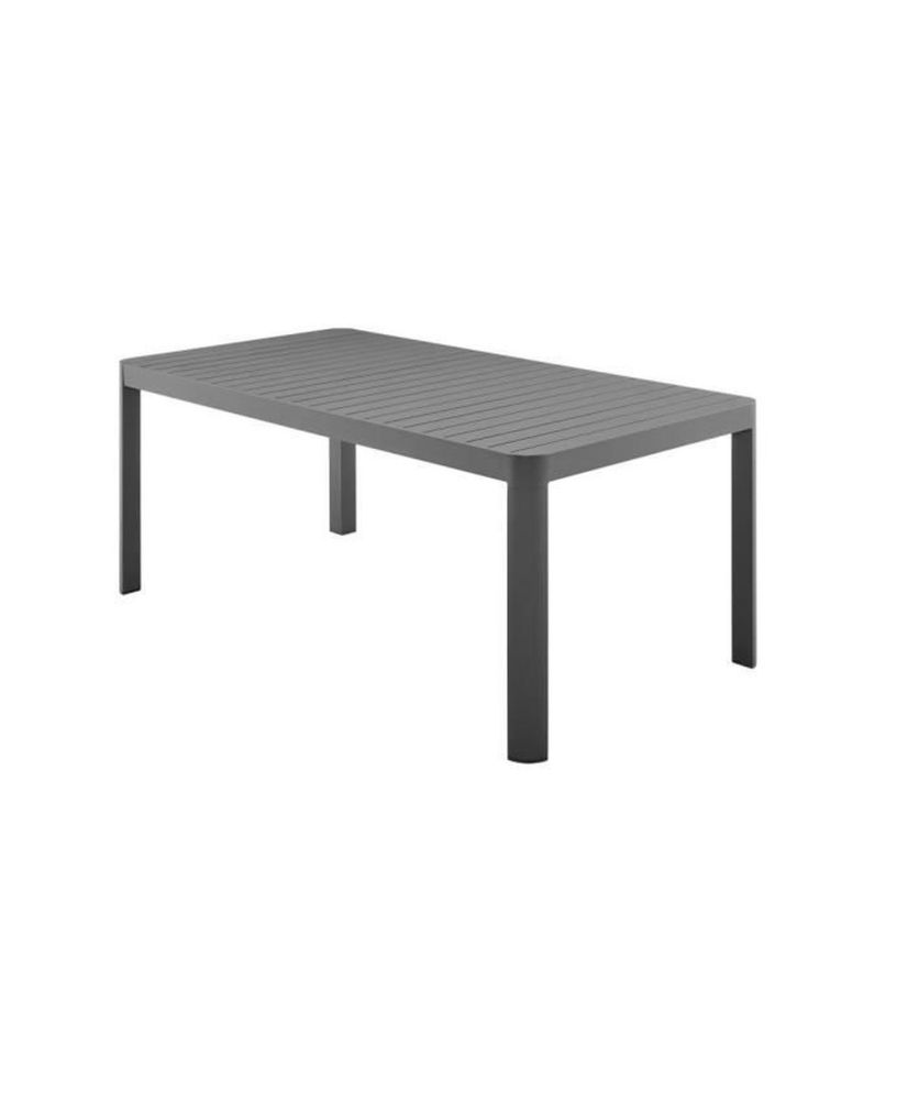 Einseitig ausziehbarer Gartentisch – Aluminium – 180/240 x 100 x 76 cm Einseitig ausziehbarer Gartentisch – Aluminium – 180/240 x 100 x 76 cm