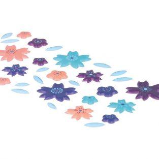 Pegatinas puffies 3D - Flores