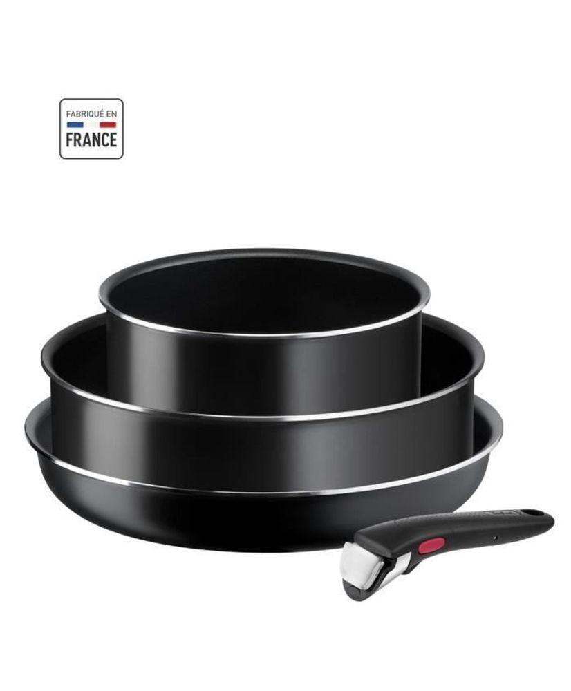 TEFAL 4-piece set - Non-stick coating - All heat sources except induction TEFAL 4-piece set - Non-stick coating - All heat sources except induction