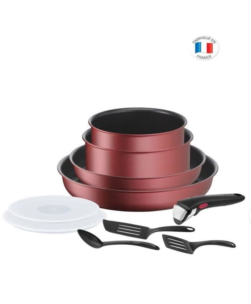 TEFAL 10-piece cookware set, Induction, Non-stick coating, Frying pan, Saucepan TEFAL 10-piece cookware set, Induction, Non-stick coating, Frying pan, Saucepan