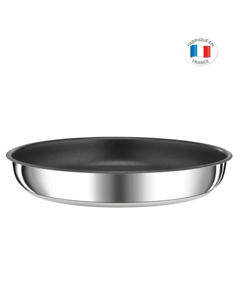 TEFAL Poêle 24 cm, inox, antiadhésif, poignée vendue séparément TEFAL Poêle 24 cm, inox, antiadhésif, poignée vendue séparément