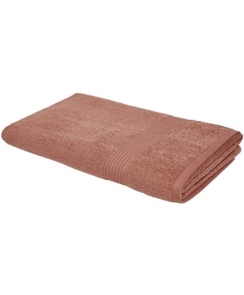 Toalla de baño maxi 90 x 150 cm 100% Algodón color terracota Toalla de baño maxi 90 x 150 cm 100% Algodón color terracota