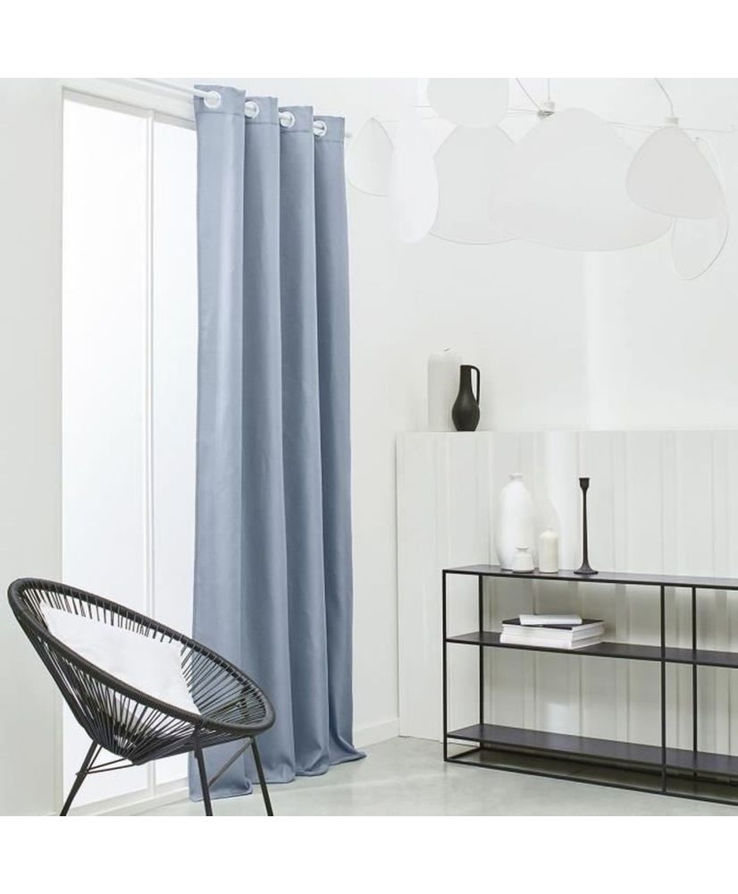 Cortina aislante térmica lisa - 140 x 240 cm - Denim Cortina aislante térmica lisa - 140 x 240 cm - Denim