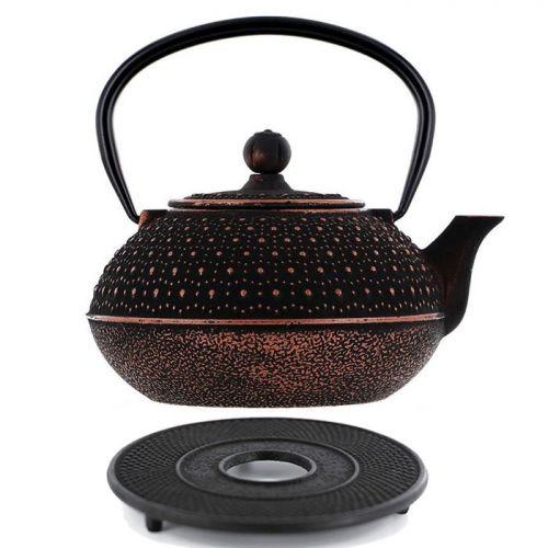 Sui Cast iron teapot 0.8 liter & black sub-teapot