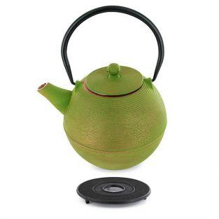 Ming Cast iron teapot 0.8 liter & black sub-teapot
