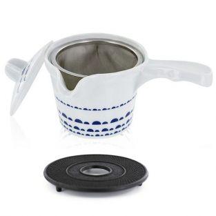 Kyoto Cast iron teapot 0.8 liter & black sub-teapot