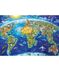 Symbole der Welt Puzzle 2000 Teile - EDUCA - Gemälde und Gemälde - Mehrfarbig